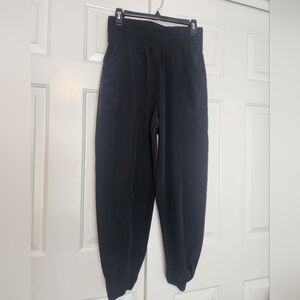 Vanilla Star Black Baggy Herem Jogger Pockets Elastic Waist Women's Pants Size M